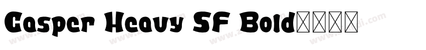 Casper Heavy SF Bold字体转换